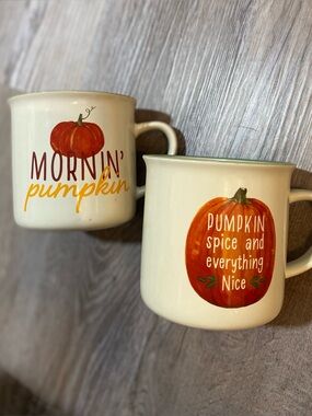 Celebrate It 2 Pack Pumpkin Fall/ Autumn 20 oz Ceramic Coffee
Mugs